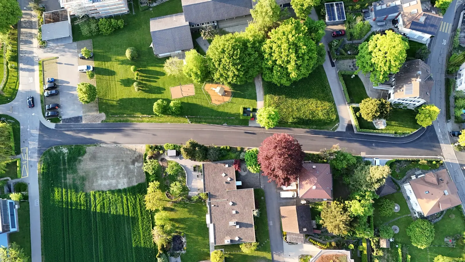 Ansicht eines Tiefbauprojekts